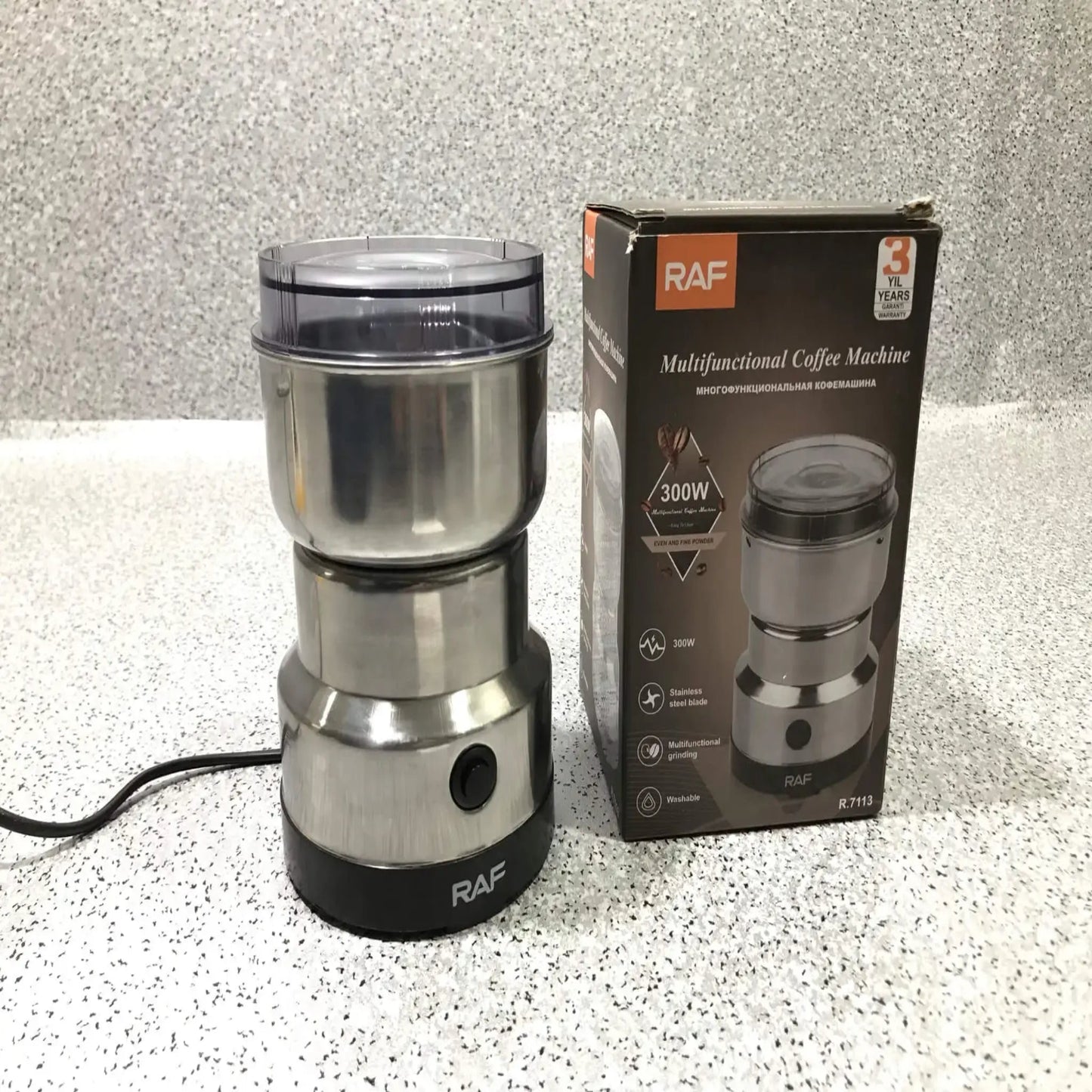 Electric Coffee & Spice Grinder β 300W Stainless Steel Multipurpose Machine