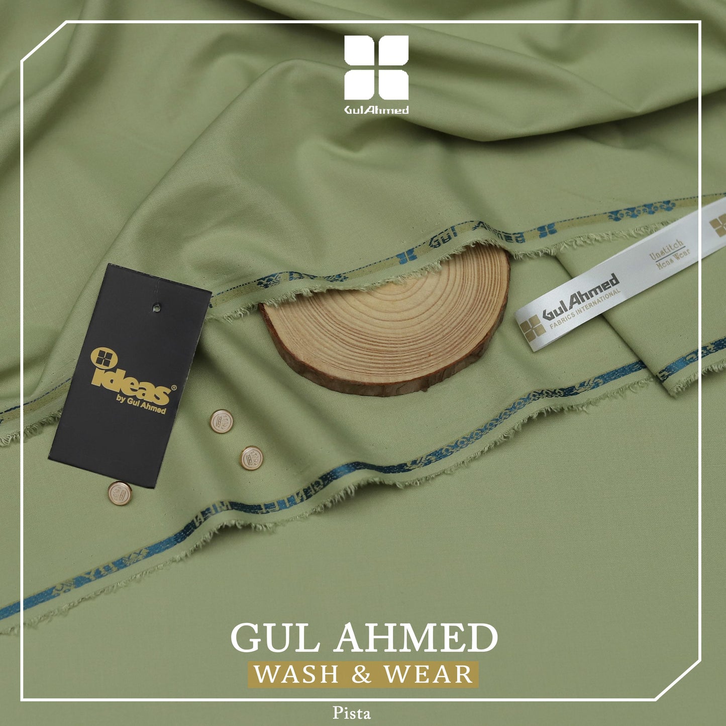 Gul Ahmed Men’s Luxury Summer Collection 2025 – Premium Wash & Wear Fabric (20 Colors)