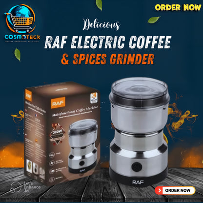 Electric Coffee & Spice Grinder – 300W Stainless Steel Multipurpose Machine