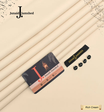 J. by Junaid Jamshed – Premium Wash & Wear Boski Fabric (Winter Collection – 21 Traditional Shades)