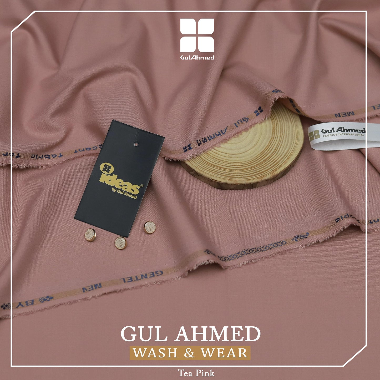 Gul Ahmed Men’s Luxury Summer Collection 2025 – Premium Wash & Wear Fabric (20 Colors)
