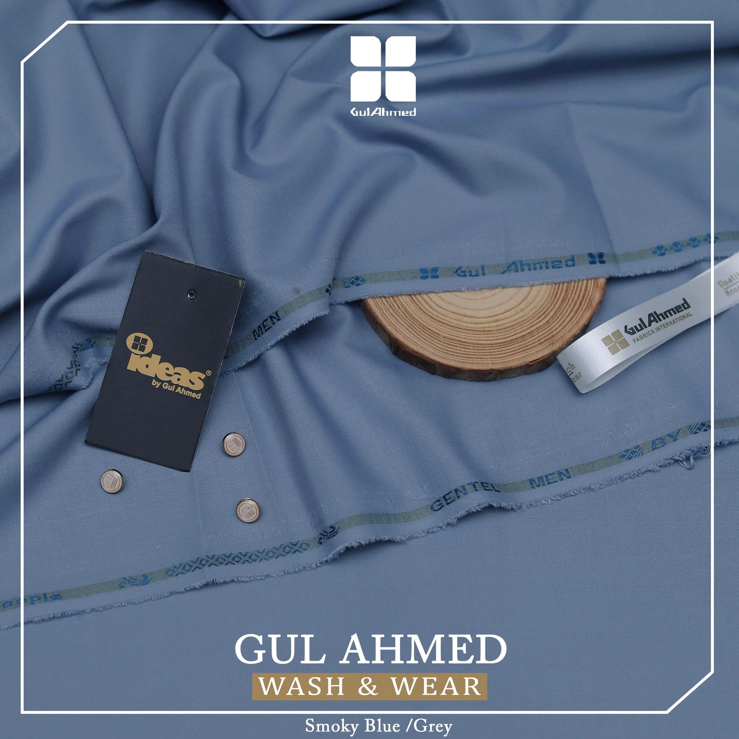 Gul Ahmed Men’s Luxury Summer Collection 2025 – Premium Wash & Wear Fabric (20 Colors)