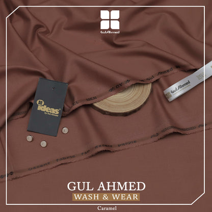 Gul Ahmed Men’s Luxury Summer Collection 2025 – Premium Wash & Wear Fabric (20 Colors)