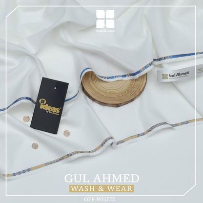 Gul Ahmed Men’s Luxury Summer Collection 2025 – Premium Wash & Wear Fabric (20 Colors)