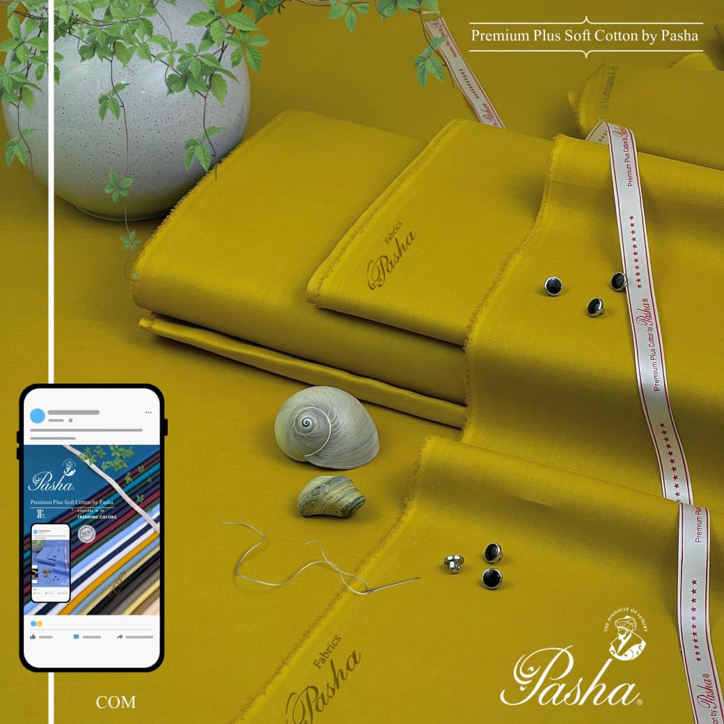 PASHA Brand – PREMIUM PLUS Soft Cotton Fabric (Summer Collection | 100% Pure Cotton)